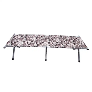Letto da campeggio pieghevole in acciaio portatile moderno personalizzato di alta qualità - Product Image 6