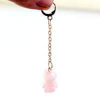 Bracelet en cristal rose imitation Snoopy, best-seller eBay Europe-Amérique ; Boucles d'oreilles et collier ras-du-cou motif chien de dessin animé - Pour femme