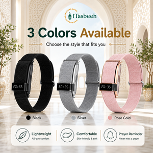 High Quality Smart Zikr Tasbeeh Bracelet with Heart Rate Monitor and Step Tracker for Muslim Men Daily - Product Image 5