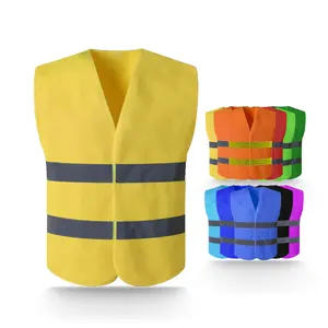 Men security safety vest Glowing Reflector Straps Safety Gear for people ppes for construction companies