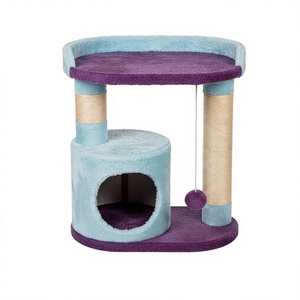 คอนโดแมว Skyline Oasis Eco Jute Classic แข็งแรง ทนทาน 3 ชั้น สีสันทันสมัย บรรจุในกล่อง - Product Image 1