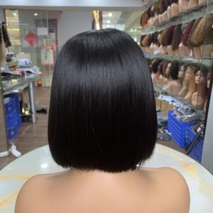 Raw Vietnamese Hair Bone Straight Super Double Drawn 4*4 Lace Closure <b>Wigs</b> Human Hair - Product Image 3