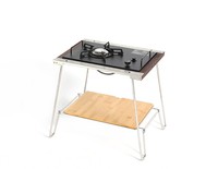 Table pliante moderne portable en acier inoxydable pour salle à manger entrepôt activités de plein air-barbecue pique-nique Barbecue Camping IGT solide