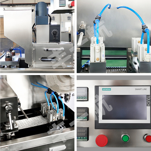 Machine d'emballage sous blister pour <span class=keywords><strong>lait</strong></span> et beurre, en Alu-PVC, avec tirage pneumatique de film, modèle DPB80 100, <span class=keywords><strong>mini</strong></span> machine d'emballage sous blister entièrement automatique - Product Image 4