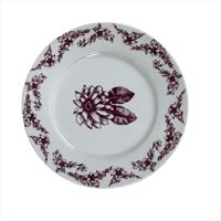 Assiette en céramique pastoral sous glaçure, modèle CS020, pour la maison, desserts et petits-déjeuners occidentaux