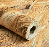 Papier peint auto-adhésif de luxe à motif tourbillonnant, imperméable, autocollant mural à décoller et à coller pour la chambre à coucher, le salon, la décoration de la maison