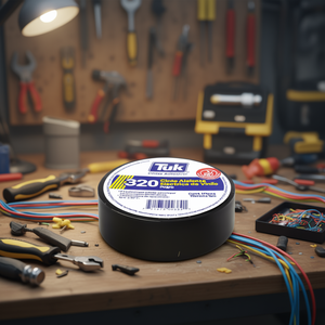 Cinta Aislante Negra 19 mm x 9 m Paquete de 10 Piezas Tuk Modelo 320 - Product Image 2