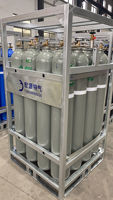 Cilindros de Gas Industriales de Alta Presión con Certificación DOT/TPED, Personalizables, para Nitrógeno, Oxígeno y Argón, con Soporte Incluido, Hechos en China