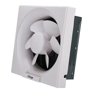 lonon Square Other+Ventilation+Fans Wall Mounted Ventilation PVC exhaust fan