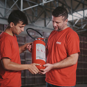 Extincteur à poudre sèche de haute qualité de 3 litres 'Green Wave' en aluminium, classe A, portable, directement de l'usine italienne - GW3P - Product Image 4