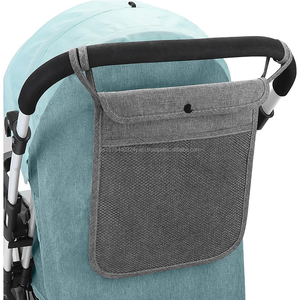 Universal Baby <b>Stroller</b> Organizer Bag Mesh Storage Bag Adjustable <b>Stroller</b> Hanging Bag Organizer for Diaper Bottle Toys Snacks - Product Image 4