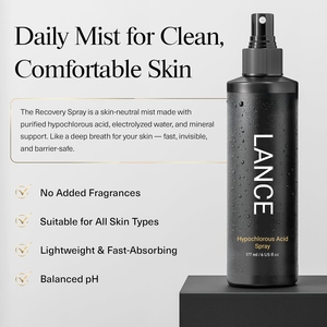 Spray de Ácido Hipocloroso Lance OEM ODM, Calmante, Clarificante, Refuerza la Barrera Cutánea, Recuperación Ligera, <span class=keywords><strong>Bruma</strong></span> Facial, Spray HOCI - Product Image 4