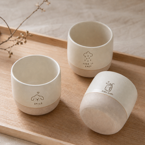แก้วกาแฟเซรามิกดีไซน์ทันสมัยแบบส่วนตัว พร้อมสลักเลเซอร์ พิมพ์ลายด้วย UV ใช้กับเครื่องล้างจานและไมโครเวฟได้ เหมาะสำหรับเป็นของขวัญ ใช้ในสำนักงานหรือที่บ้าน - Product Image 3