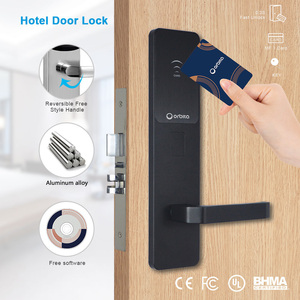 Serrure électronique RFID Orbita 304 en acier inoxydable pour hôtel avec système <span class=keywords><strong>gratuit</strong></span>, lecteur de cartes M1 T57 et logiciel SDK - Product Image 3