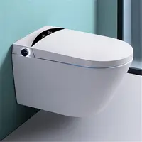European Modern P Trap Bathroom Wall Hang WC Smart Toilet Bowl