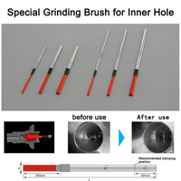 Brosse de pierre en fibre de céramique XEBEC OEM pour CNC/tour/robot ébavurage polissage finition de surface élevée aluminium/Mg/acier inoxydable