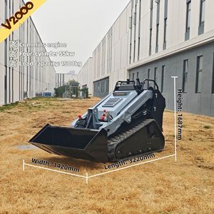 Chargeuse compacte sur chenilles robuste de 75 CV <span class=keywords><strong>avec</strong></span> moteur diesel Cummins EPA Tier 4, idéale pour l'aménagement paysager et la foresterie - Product Image 3