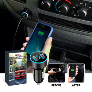 <span class=keywords><strong>Cargador</strong></span> <span class=keywords><strong>de</strong></span> Coche Portátil con Pantalla LED Rayhong <span class=keywords><strong>para</strong></span> iPhone, Samsung, <span class=keywords><strong>Xiaomi</strong></span>, Huawei, Teléfono Móvil, Carga Rápida, Accesorios <span class=keywords><strong>para</strong></span> Teléfono - Product Image 5