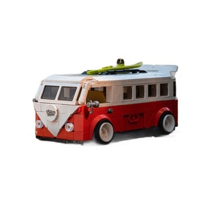 Contenedor de Plástico ABS PB, Coche de Juguete, Furgoneta de Verano, Delica Camper, Bloques de Construcción, Juguete de Bricolaje <span class=keywords><strong>para</strong></span> Niños, Regalo <span class=keywords><strong>para</strong></span> Mayores de 14 Años - Product Image 5