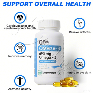 Olio di pesce raffinato omega 3 da 1000mg con servizi personalizzati OEM - Product Image 6