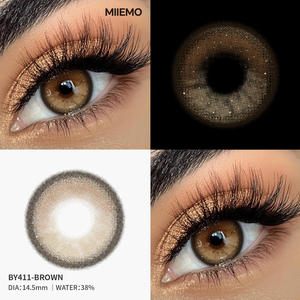 MIIEMO Lentes de contacto de ojos circulares de colores Multicolor Medio <span class=keywords><strong>uso</strong></span> anual Tamaño grande Lentes de ojos completos Lentes de contacto cosméticas Lentes de contacto - Product Image 4