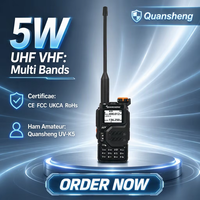 Nouveau 2026 V3 Quansheng UV-K5 Émetteur-récepteur radio amateur portable bibande multibande Talkie-walkie avec version 3 bande aérienne UVK5