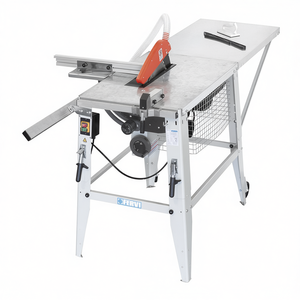 Sierra de Mesa Fervi con Extracción de Polvo, Soporte Metálico, Capacidad de Corte de 10 Pulgadas, para Uso en Talleres de Carpintería - Product Image 2