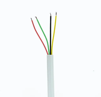 Câble téléphonique 3 4 brins de cuivre nu gaine PVC plate fil de communication multicœur