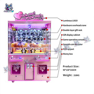 Naughty Dog Promotion : Mini machine à griffes compacte pour peluches, machine de jeu d'arcade pour le divertissement - Product Image 3