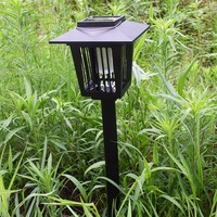 Piège à moustiques lumineux pour pelouse, résistant à la pluie, personnalisable en usine, corps en ABS, LED, anti-insectes, lumières pour moustiques de cour