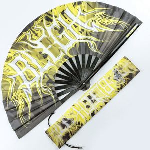 Large Bamboo Fans Handmade Chinese Fans for Holiday Costumes Rave Fan - Product Image 5