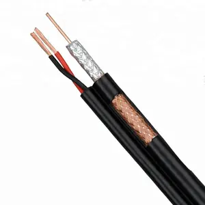 305m RG59 CCTV Camera RG59 2c Siamese Coaxial Communication Cable Manufacture Price Rg59 Cable 1000ft Black White Blue