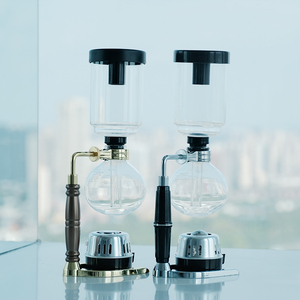 Fabricant vente 600ml 360ml or Rose verre résistant à la chaleur thé café Siphon Pot avec boîte cadeau - Product Image 5