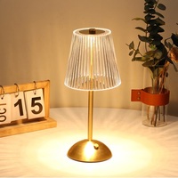 Lampe de table tactile rechargeable sans fil, lampe de bureau portable à LED, décoration de mariage, centre de table, lampe de table