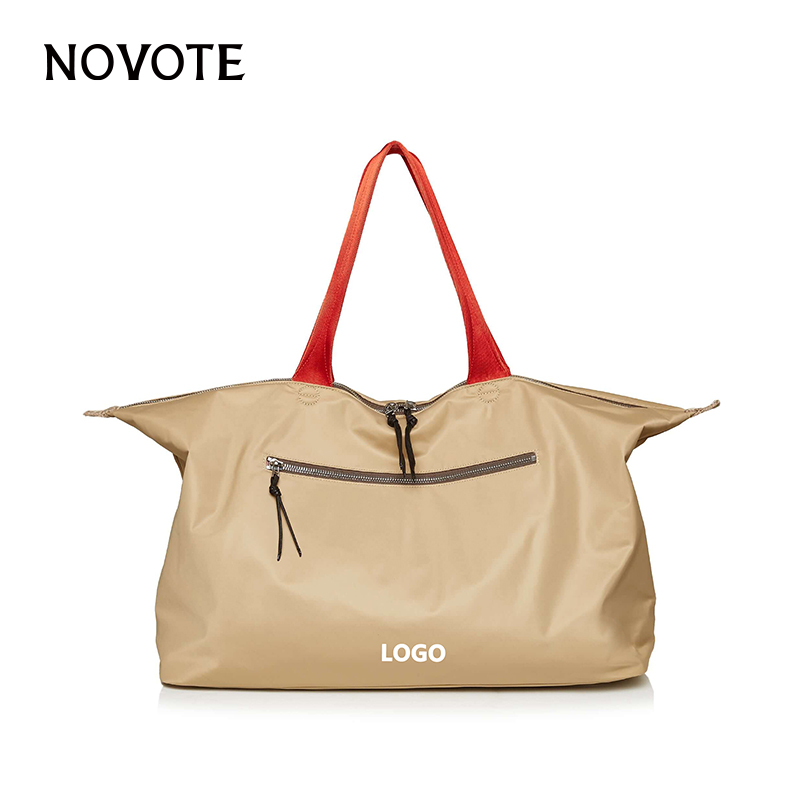 NOVOTE, оптовая продажа, нейлоновая спортивная сумка на заказ для занятий спортом, водонепроницаемая Большая вместительная сумка для путешествий на ночь на молнии