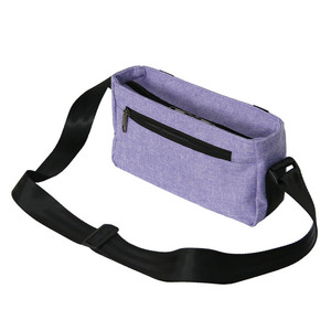 Bolsa de yoga de tela Oxford con cierre de cremallera, resistente al agua, bandolera para yoga, fitness, senderismo, morado, gris, rojo - Product Image 5