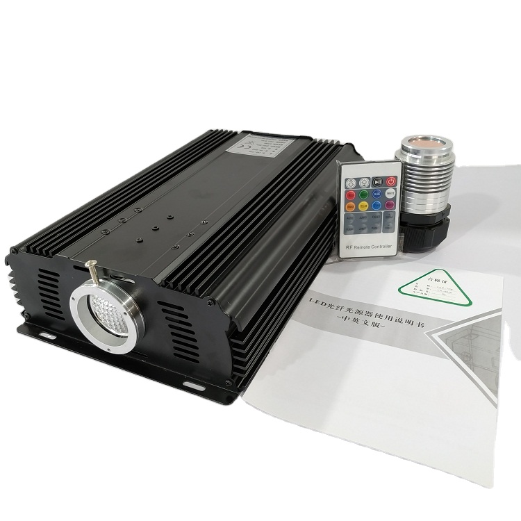 100W projector LED light source engine rgb colors changing illuminator for fiber optic chandelier decoration