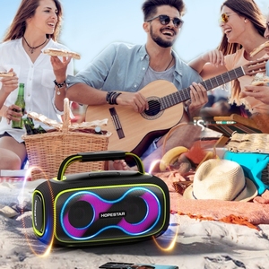 Mới Đến Hopestar Đảng Hộp 150 <span class=keywords><strong>DSP</strong></span> Chip Loa 40W Ngoài Trời Di Động IPX5 Không Thấm Nước Máy Tính Để Bàn Bass Thông Minh Loa - Product Image 5