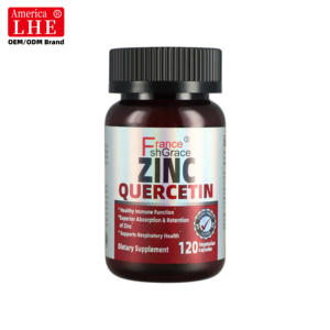 Cápsulas Vegetarianas de Zinc y Quercetina 120 Unidades, Suplemento de Apoyo Inmunológico para Hombres y Mujeres, Cápsulas de Zinc y Quercetina - Product Image 1