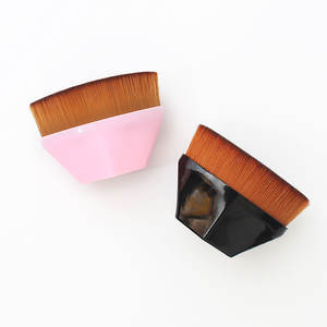 Pinceau de maquillage Boby Tanner personnalisé en poudre liquide Single Blush Magic Flat Blending Cream Vegan Soft Synthetic Foundation Brush - Product Image 5