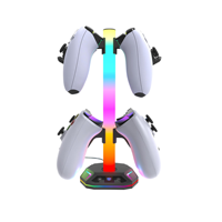 Support de contrôleur de jeu pour casque RVB pour PS5/PS4 Support de casque de bureau Support de casque de jeu pour Xbox/Switch Pro