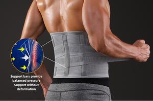 Faja Lumbar Ajustable y Transpirable para Hombres y Mujeres, Soporte de Cintura con Doble Correa Elástica para Estabilidad de la Espina Dorsal Baja, Ideal para Verano y Primavera - Product Image 2