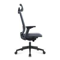 Chaise de bureau commerciale en gros, best-seller, chaise de direction ergonomique moderne en maille pivotante et réglable en hauteur, en acier inoxydable