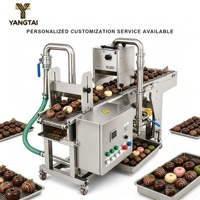 Machine d'enrobage au chocolat commerciale pour les usines de confiserie, de barres protéinées et de bonbons