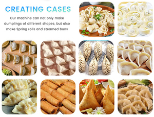 Máquina Comercial Totalmente Automática <span class=keywords><strong>para</strong></span> <span class=keywords><strong>Hacer</strong></span> Rollitos Primavera, Momos, Empanadas Grandes, Samosas y Dumplings en Venta - Product Image 4