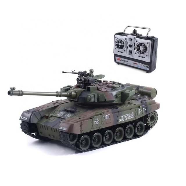 High Quality 1:20 Simulation Rc tank for Remote Radio Control Fight War Toy with Lights