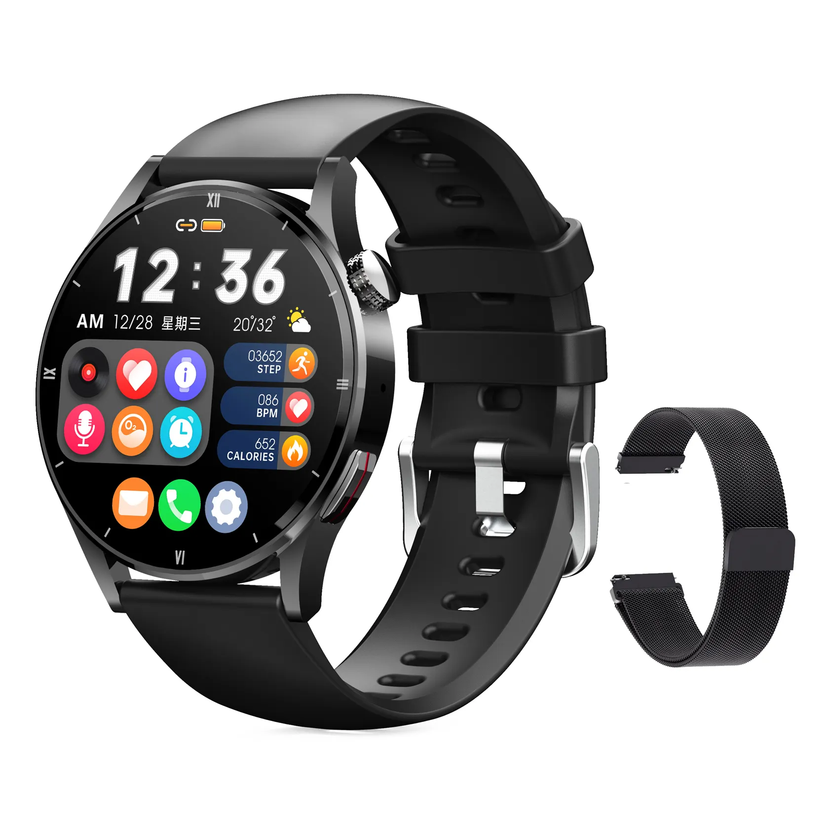 Newest Fashion QS39 Smart Watch For Man Android With Heart Rate Sport Smart Band Bracelets Sports Waterproof Fitness Tracker