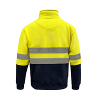 Kaos Kerja Reflektif Hi Vis Pria untuk Pertambangan Konstruksi, Warna Kontras, Tugas Berat, Keamanan Kerja