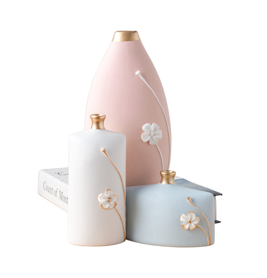 Свадебная ваза, белая ваза, ваза для домашнего декора, украшения ручной работы и ароматерапии