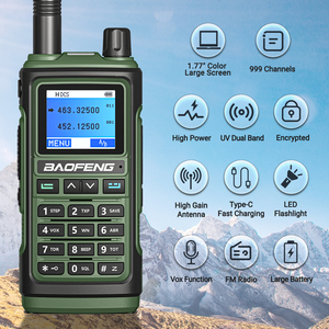 BaoFeng UV-17 PRO talkie-walkie 999CH UV17Pro chargeur type-c longue portée Radio bidirectionnelle 1.77 pouces écran couleur mise à niveau UV5R <span class=keywords><strong>UV10R</strong></span> - Product Image 4
